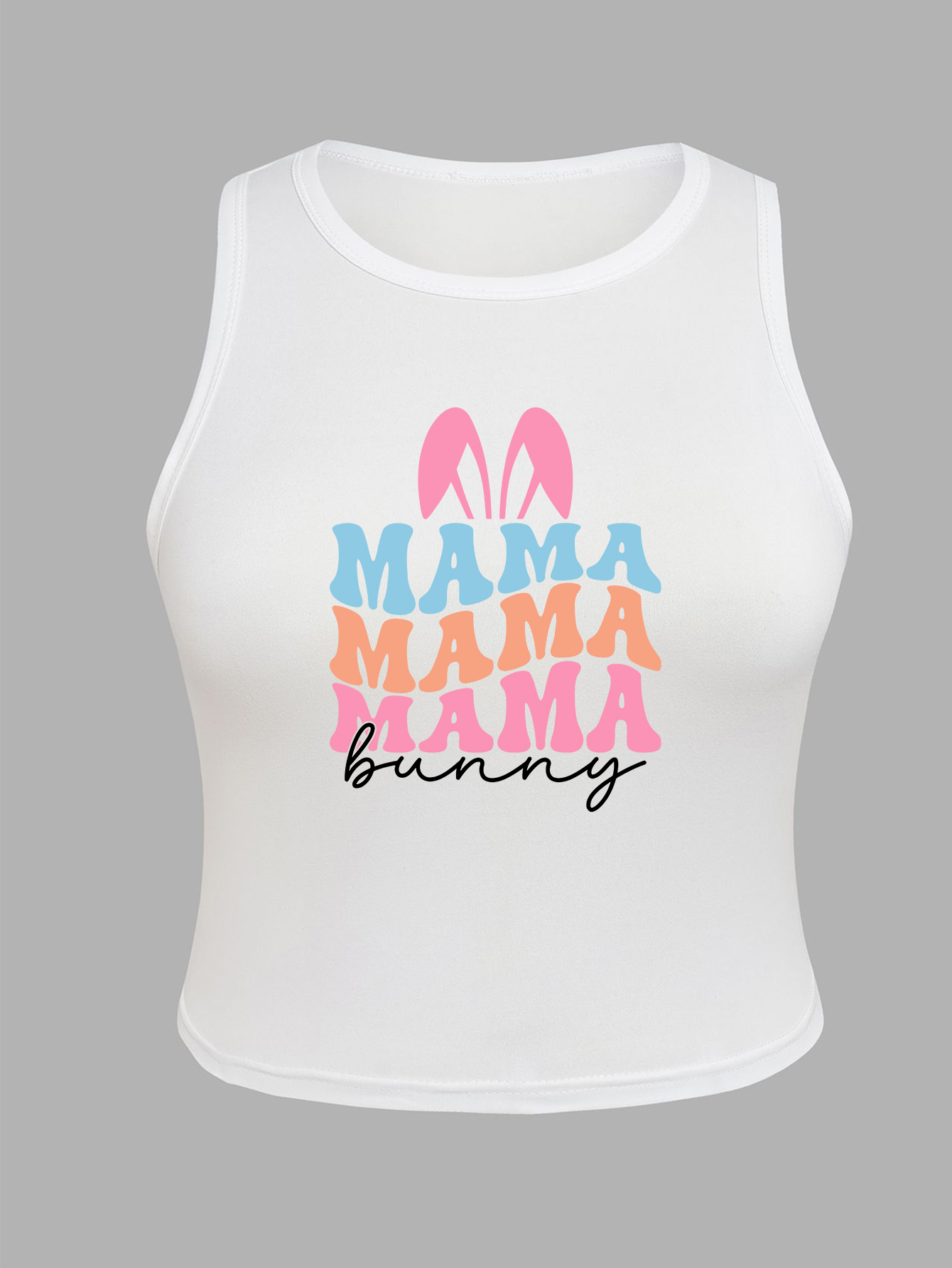 Women'S Fashion Vest Tops - Colete feminino estampado com padrão de