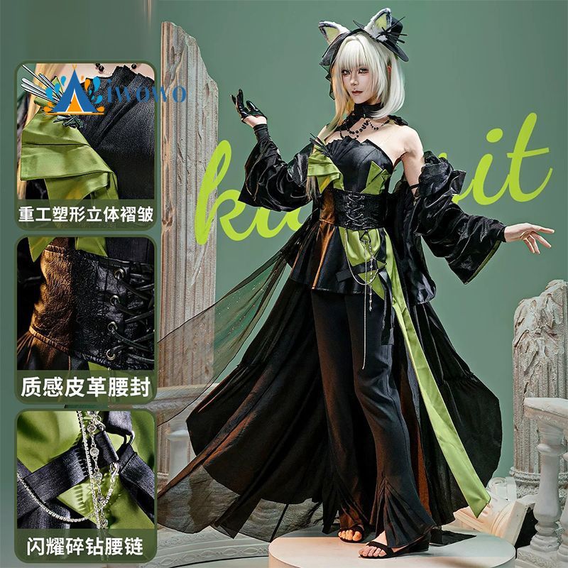 Women'S Fashion Magazines - Fantasia de Cosplay Kal'tsit de Arknights,