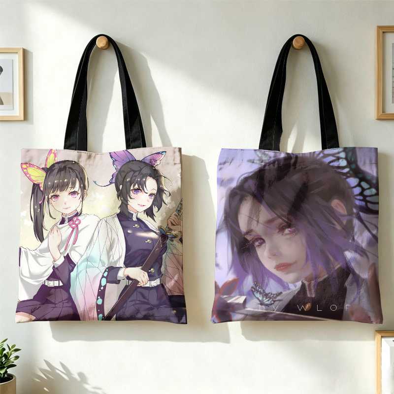 Canvas Tote Bag - Bolsa Feminina Demon Slayer Kamado Nezuko,