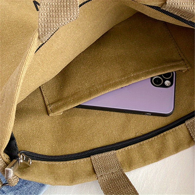 Canvas Tote Bag - Bolsa tote de lona japonesa elegante