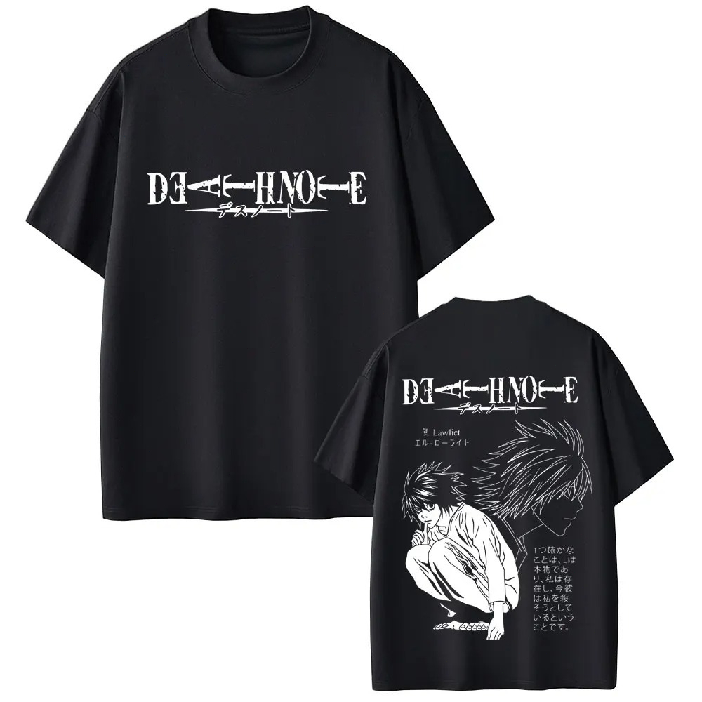 Women'S Fashion From The 90S - Camiseta Anime Death Note 2026 com