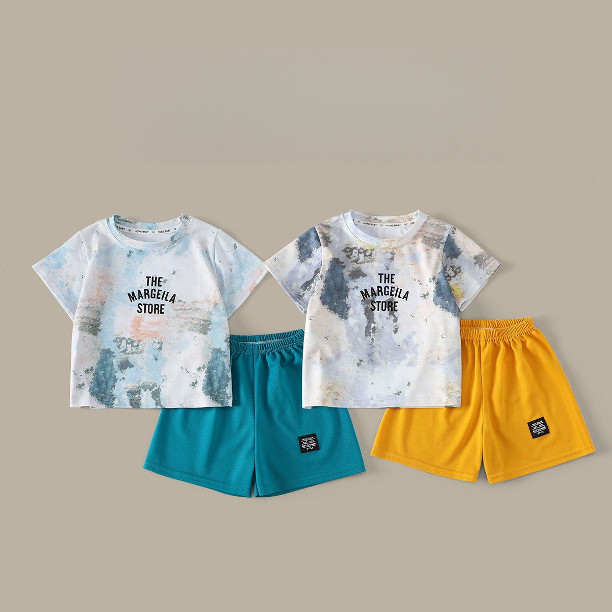 Tie Dye Two Piece - Conjunto de duas peças tie-dye de