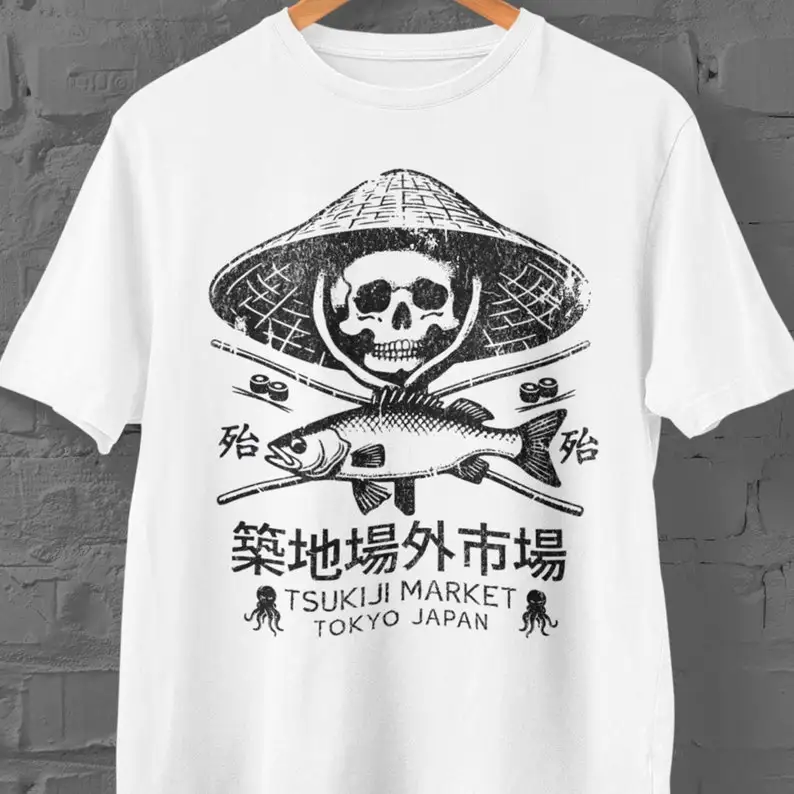 Women'S Fashion Market Size - Taksukiji peixe mercado camiseta atum camisa