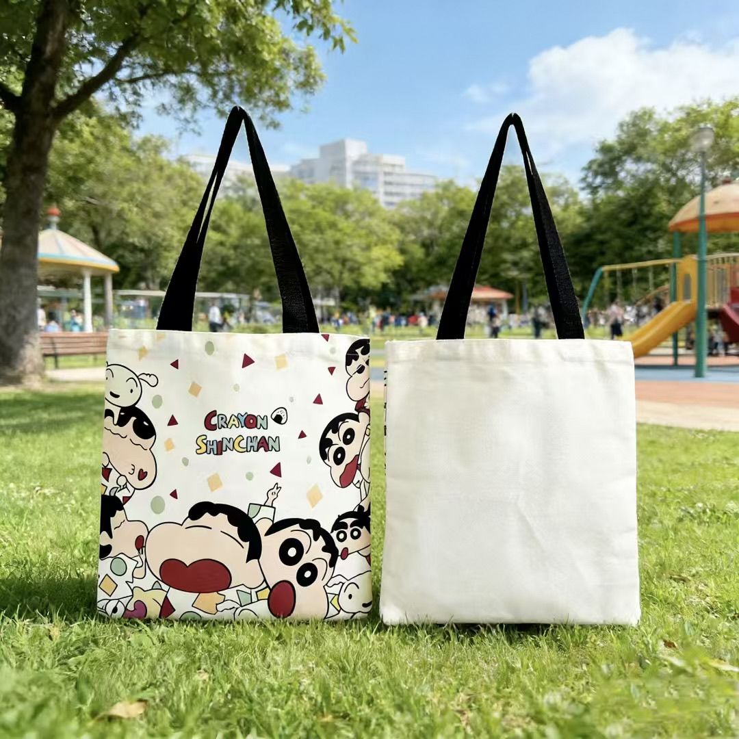 Canvas Tote Bag - Nova Bolsa Sacola de Lona Crayon