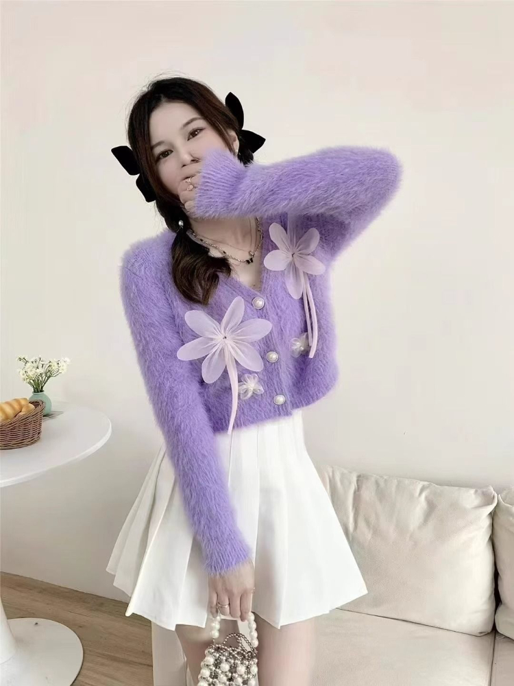 Women'S Fashion Trends Fall 2025 - Sweet Ladies Knit Sweaters V Neck