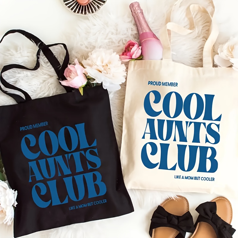 Canvas Tote Bag - Bolsa Tote Cool Aunts Club para