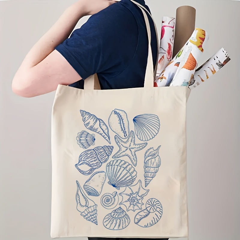 Canvas Tote Bag - Bolsa Tote Feminina de Lona com