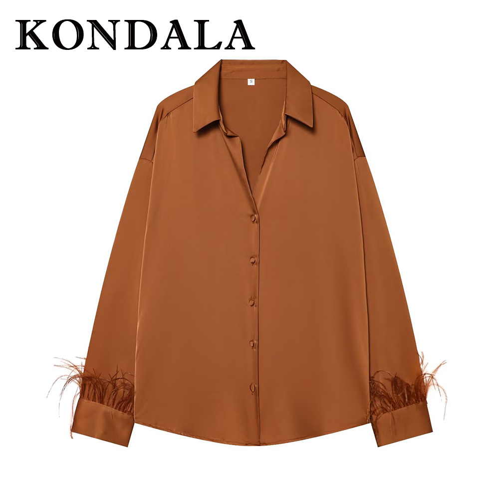 Kondala vintage sólido laranja - Women'S Fashion Trends Fall 2025 avaliação e preço