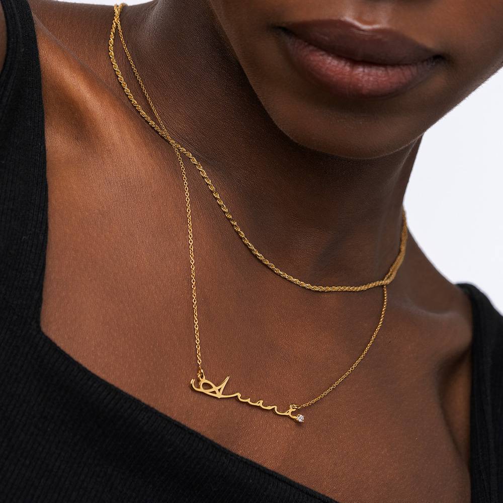 Colar de Aço Inoxidável com DI - Women Fashion Names avaliação e preço