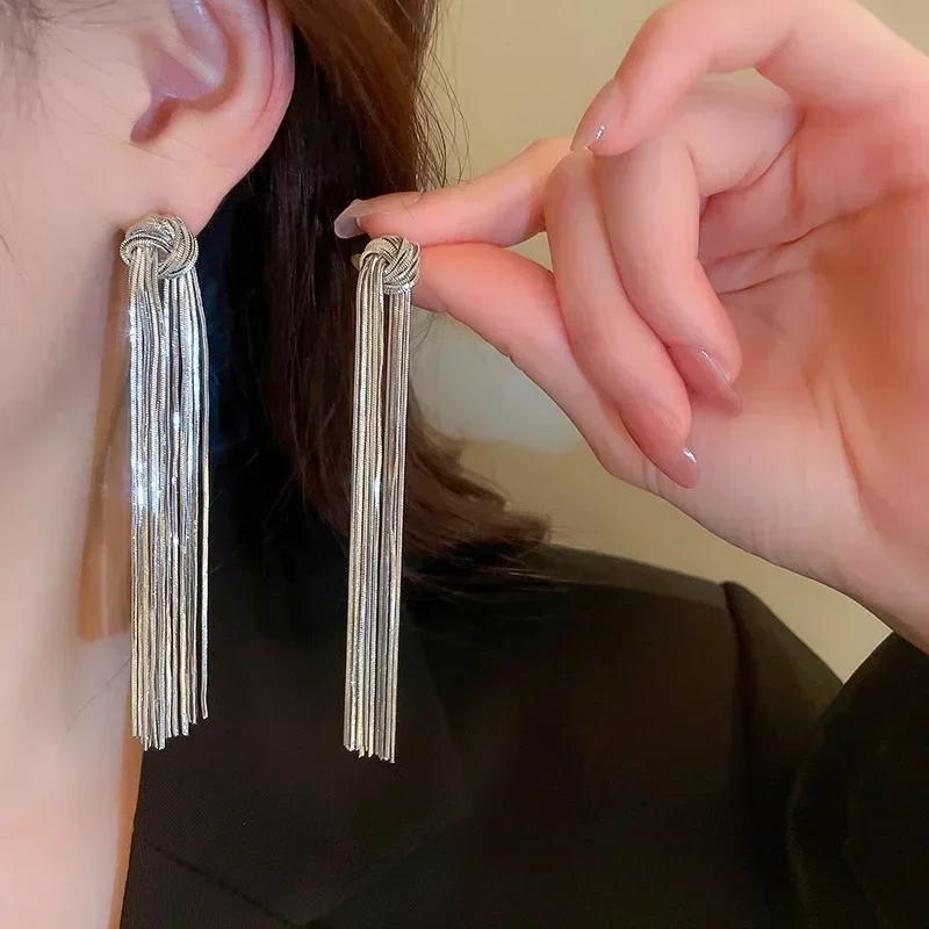 Brincos de borla atados para m - Women'S Fashion Magazines avaliação e preço