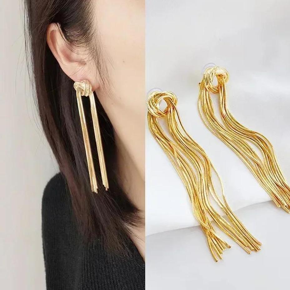 Brincos de borla atados para m - Women'S Fashion Magazines avaliação e preço