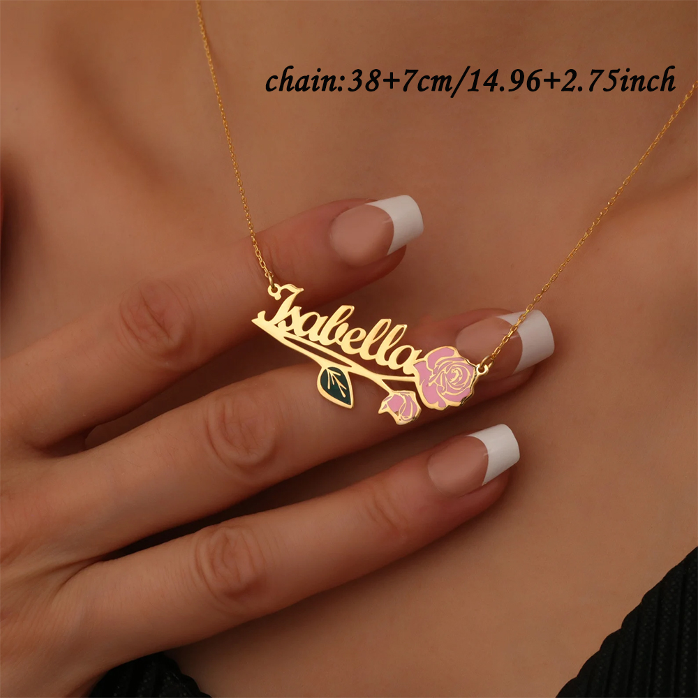 Colar personalizado com nome e - Women Fashion Names avaliação e preço