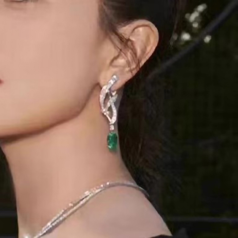 Brincos Retrô de Luxo com Diam - Women'S Fashion Magazines avaliação e preço