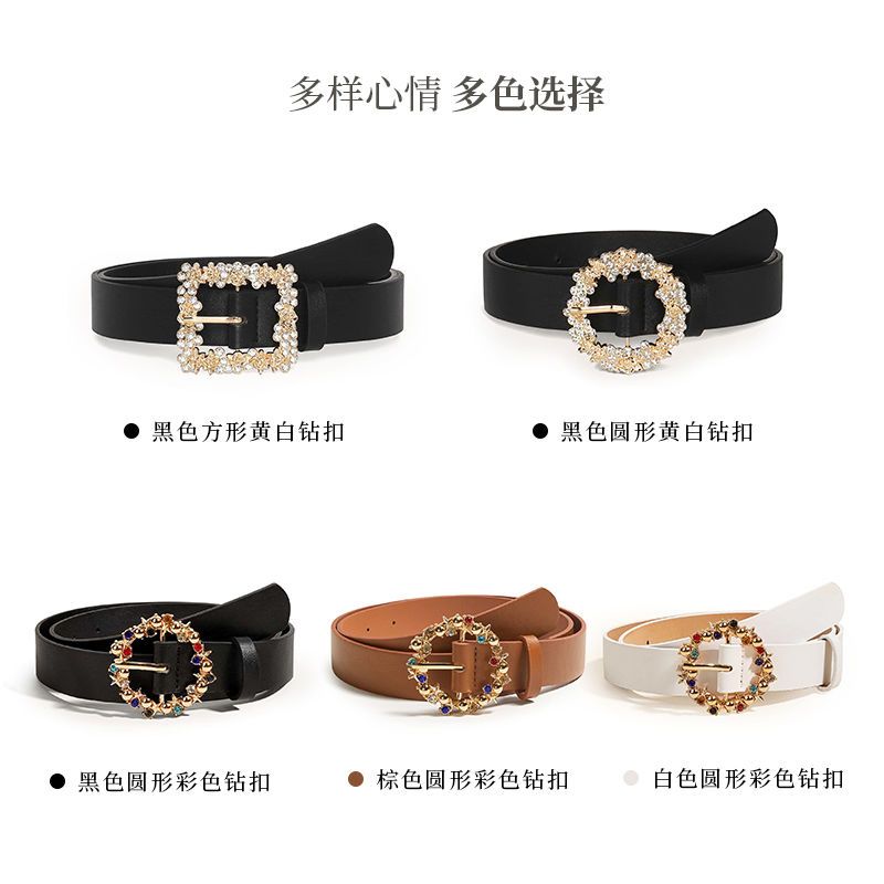 Cinto de fivela de strass esti - Women'S Fashion Trends Fall 2025 avaliação e preço