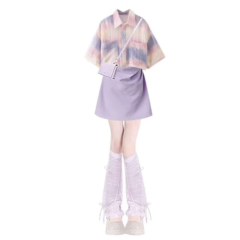 Conjunto Casual de Verão para  - Tie Dye Two Piece avaliação e preço