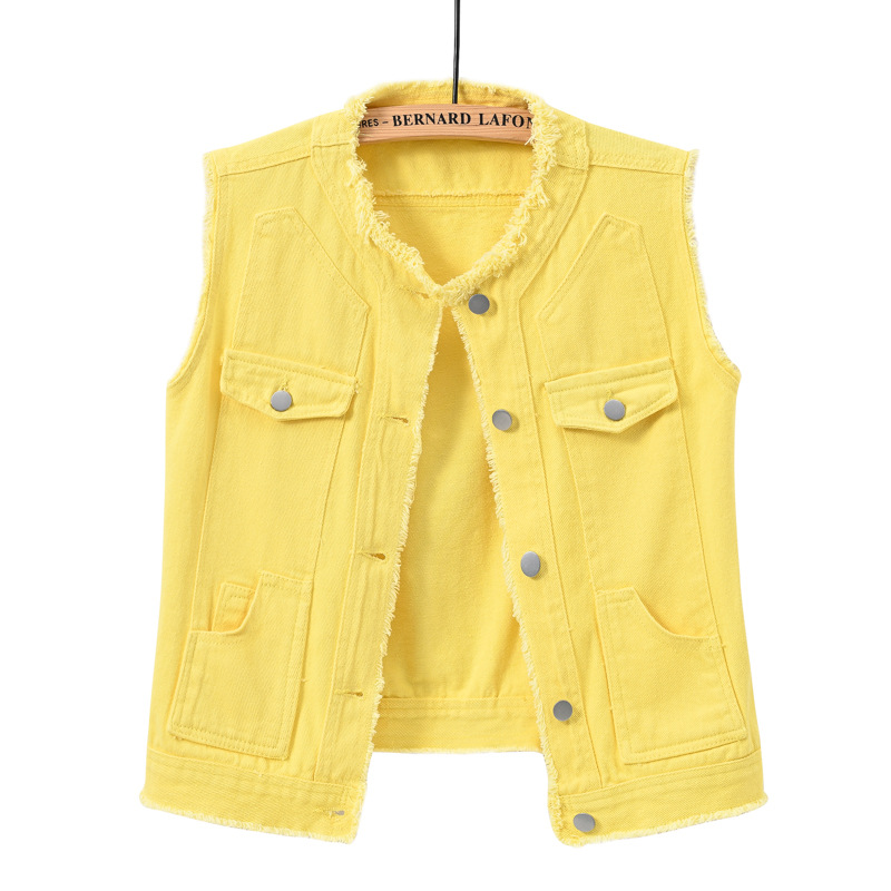 Colete Jeans Feminino Sem Mang - Women'S Fashion Vest Tops avaliação e preço