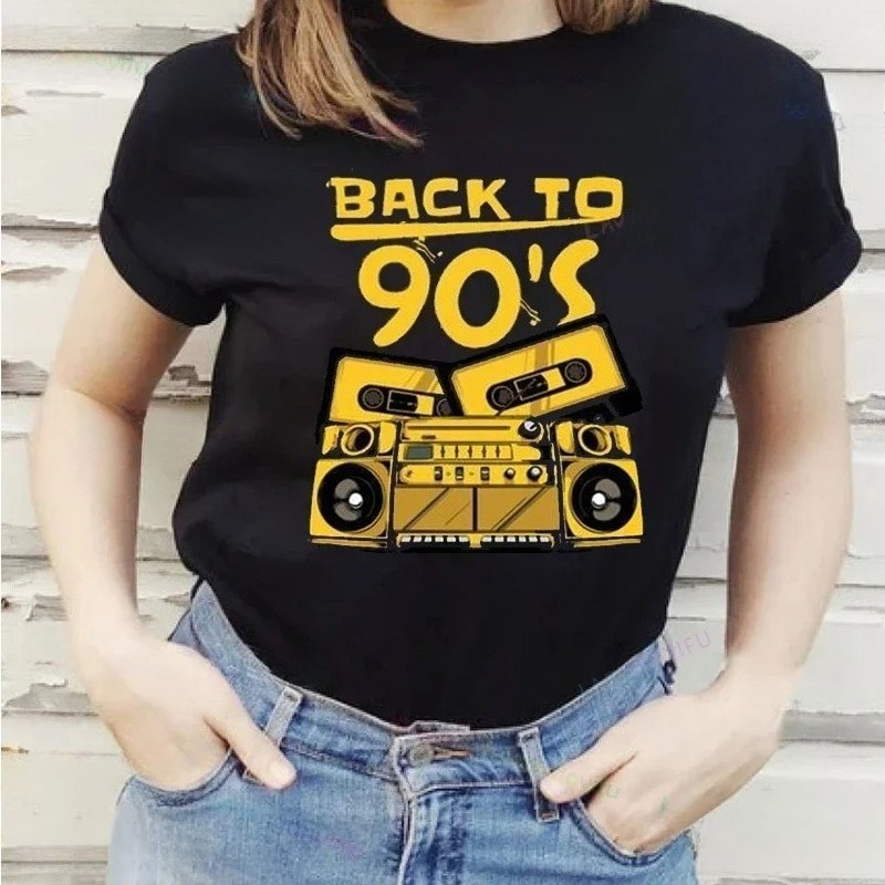 Camiseta Vintage 'Back To 90s  - Women'S Fashion From The 90S avaliação e preço