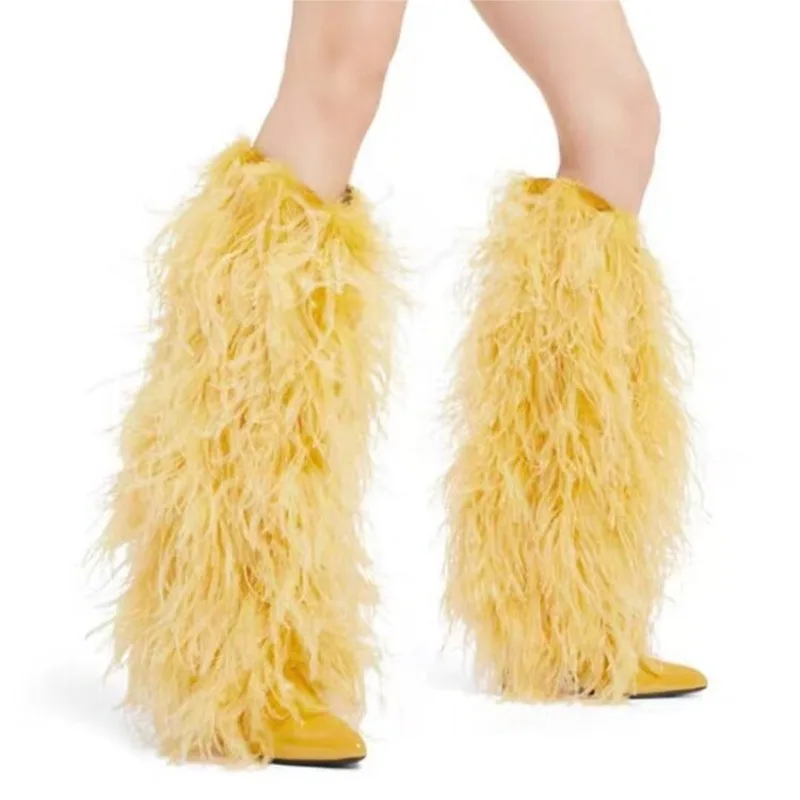 Botas altas de joelho de pelúc - Women'S Fashion Magazines avaliação e preço