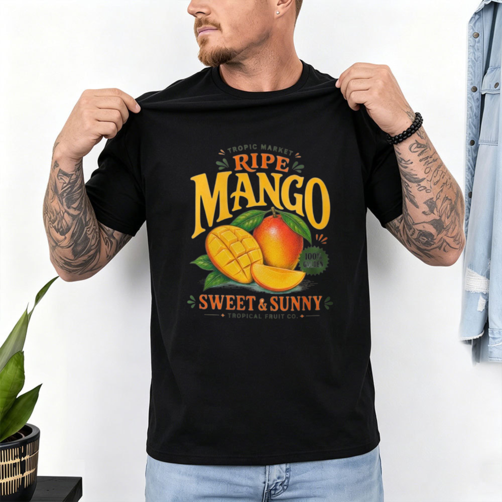 Camiseta Gráfica Masculina Vin - Women'S Fashion Market Size avaliação e preço
