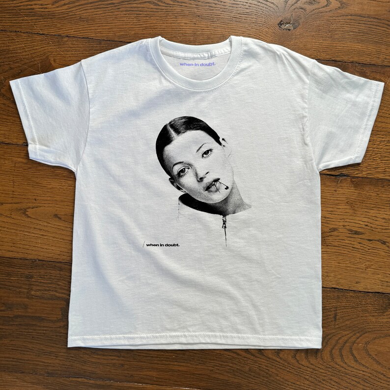 Camiseta Gráfica Kate Moss par - Women'S Fashion From The 90S avaliação e preço