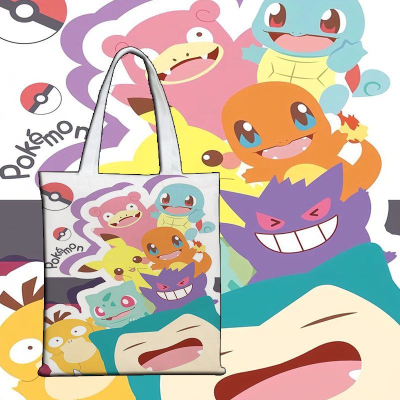 Bolsa de Lona Pokémon Fofa, Sa - Canvas Tote Bag avaliação e preço