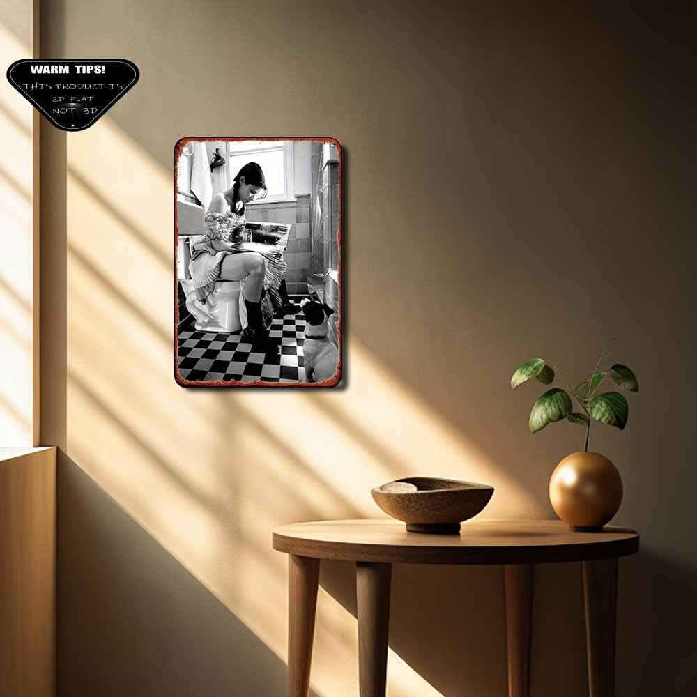 Placa de metal divertida para  - Women'S Fashion Magazines avaliação e preço