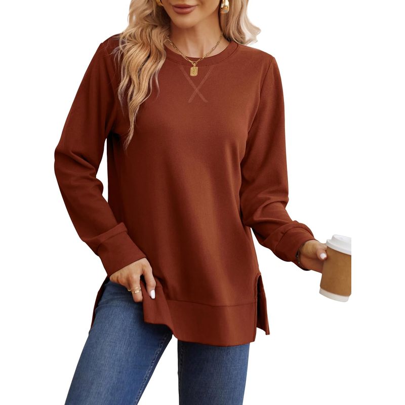 Moletom Feminino com Fenda Lat - Women'S Fashion Trends Fall 2025 avaliação e preço