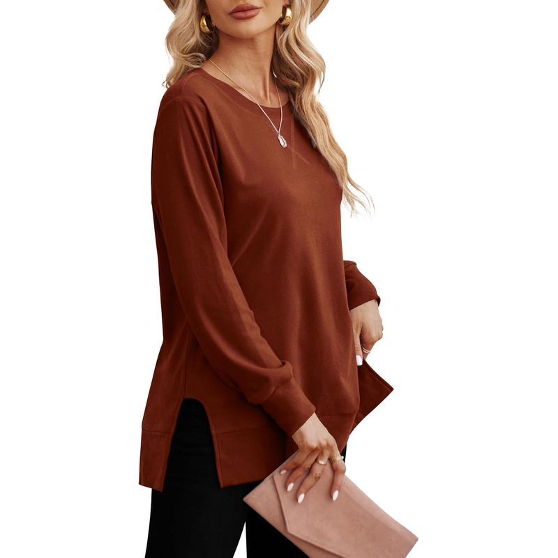 Moletom Feminino com Fenda Lat - Women'S Fashion Trends Fall 2025 avaliação e preço