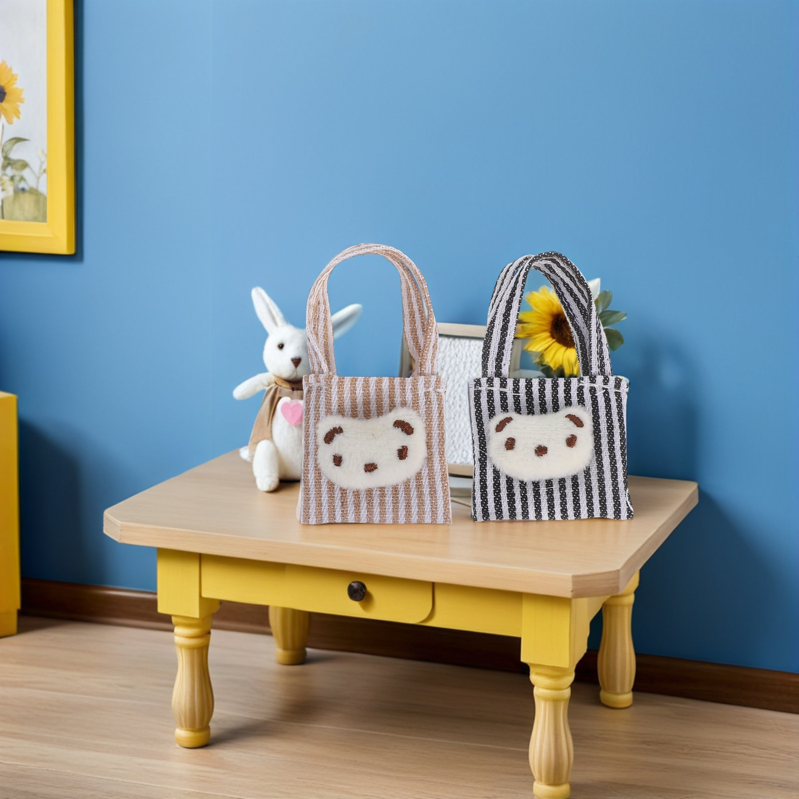 Conjunto de 4 Peças de Bolsas  - Canvas Tote Bag avaliação e preço